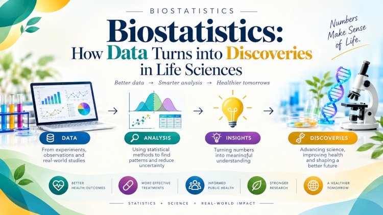 Biostatistics: How Data Turns into Discoveries in Life Sciences